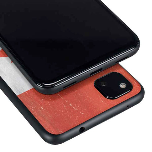 Canada Flag Distressed Google Pixel 4a Skin